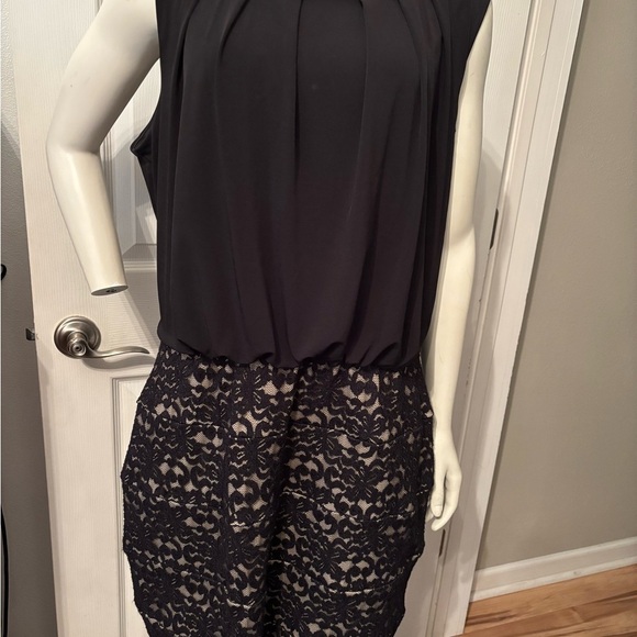 Enfocus Black and Lace Dress 18W - Picture 3 of 10